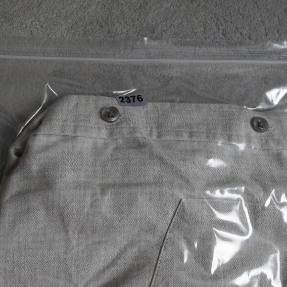Prana Tailored Shirt Men's XL Gray Short Sleeve Button Up Collared Casual Shirt - Picture 15 of 15